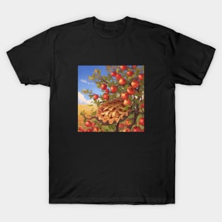 Apple Pie Vintage Slice Kawaii Sweet Retro Picture T-Shirt